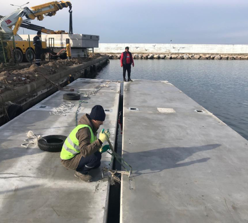 Floating Concrete Pier