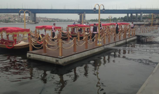 Golden Horn Touristic Passenger Boat Floating Pier